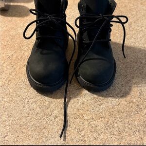 Timberland Kids Black Boots
